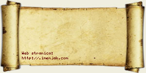 Una Beljić vizit kartica